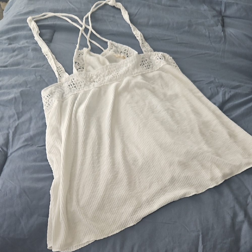 Lucky Brand Cream Backless Sleeveless Camisole